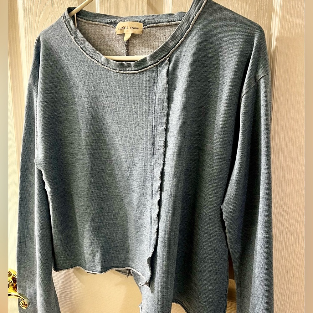 Cloth & Stone by Anthropologie Long Sleeve Shirt; Size: M; Color: Light Blue